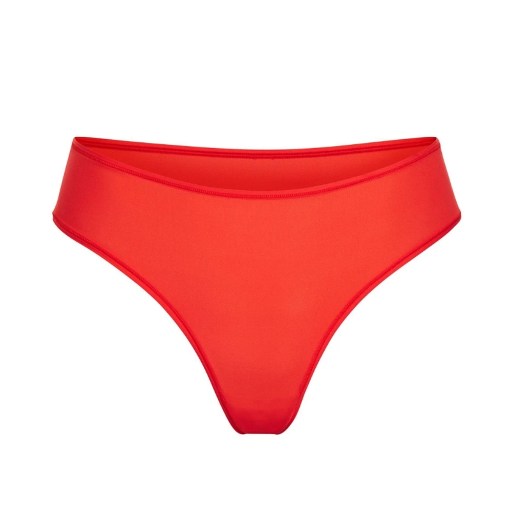 Skims Poppy Fits Everybody Thong Large